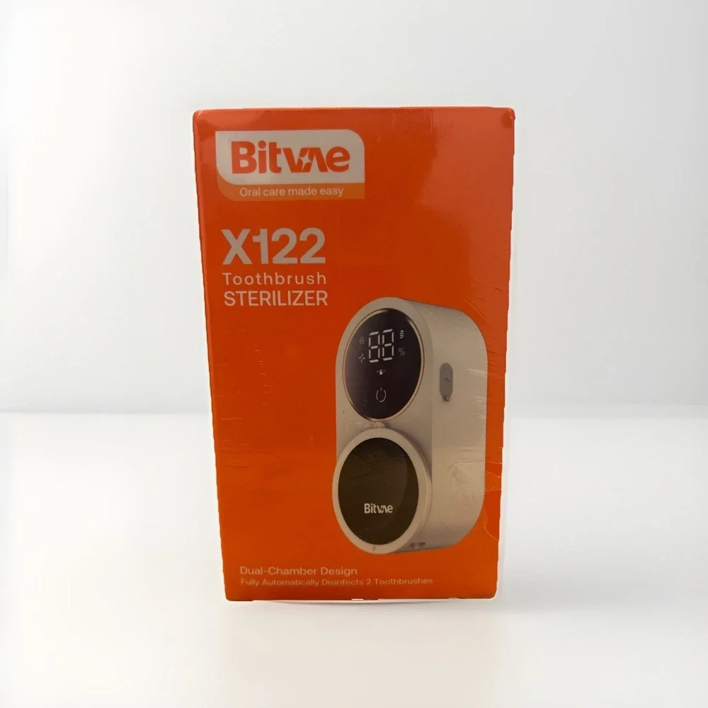 Bitvae‎ X122 Toothbrush Sterilizer with Digital Screen Two Toothbrushes Uv Tech
